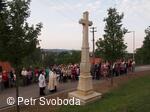 Kamenný kříž pod farou v Bělotíně od roku 2015
