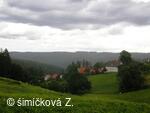 pohled na Heltínov z hlavní cesty