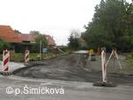 průběh stavební akce